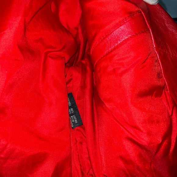 Vintage Genuine Leather red jacket - Picture 7 of 16